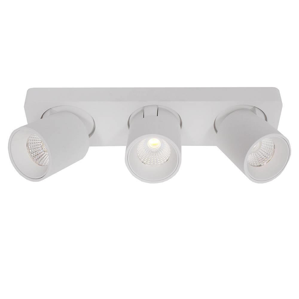 Artdelight Spot Laguna 3-Leuchten L 32 cm B 8,5 cm weiß Artdelight Spot Laguna 3-Leuchten L 32 cm B 8,5 cm weiß