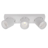 Artdelight Spot Laguna 3-Leuchten L 32 cm B 8,5 cm weiß Artdelight Spot Laguna 3-Leuchten L 32 cm B 8,5 cm weiß