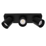 Artdelight Spot Laguna 3-Leuchten L 32 cm B 8,5 cm schwarz Artdelight Spot Laguna 3-Leuchten L 32 cm B 8,5 cm schwarz