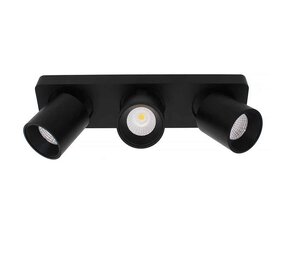 Artdelight Spot Laguna 3-Leuchten L 32 cm B 8,5 cm schwarz Artdelight Spot Laguna 3-Leuchten L 32 cm B 8,5 cm schwarz