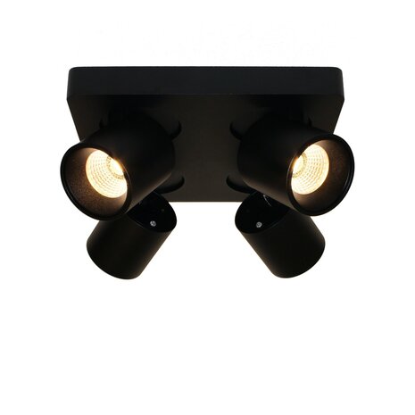 Artdelight Spot Laguna 4-Licht 22 x 22 cm schwarz Artdelight Spot Laguna 4-Licht 22 x 22 cm schwarz