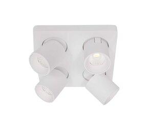 Artdelight Spot Laguna 4-Licht 22 x 22 cm weiß Artdelight Spot Laguna 4-Licht 22 x 22 cm weiß