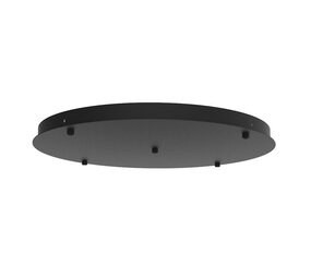 Ylumen Deckenteller Ø 50 cm mit 5 Löchern schwarz Ylumen Deckenteller Ø 50 cm mit 5 Löchern schwarz