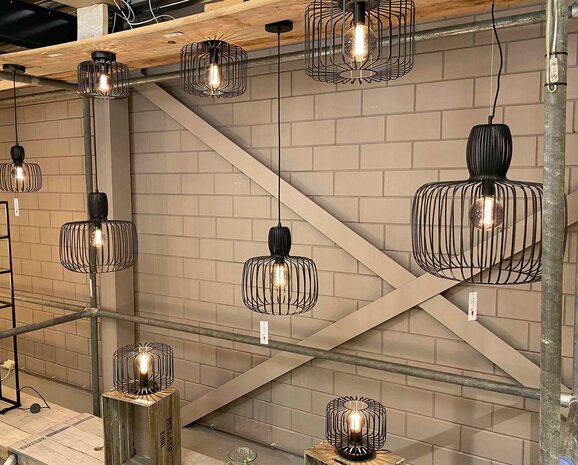 Freelight Hängeleuchte Costola Ø 25 cm schwarz Freelight Hängeleuchte Costola Ø 25 cm schwarz