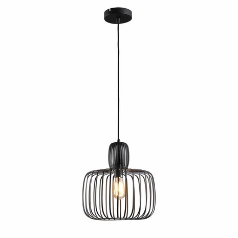 Freelight Hängeleuchte Costola Ø 35 cm schwarz Freelight Hängeleuchte Costola Ø 35 cm schwarz