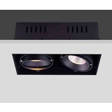 Artdelight Einbaustrahler Trofa 2-Licht GU10 Trimless schwarz Artdelight Einbaustrahler Trofa 2-Licht GU10 Trimless schwarz