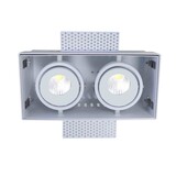 Artdelight Einbaustrahler Trofa 2-Licht GU10 Trimless weiß Artdelight Einbaustrahler Trofa 2-Licht GU10 Trimless weiß