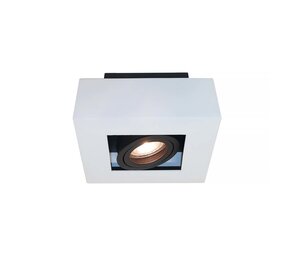 Artdelight Spot Bosco 1 Licht 14 x 14 cm weiß-schwarz Artdelight Spot Bosco 1 Licht 14 x 14 cm weiß-schwarz