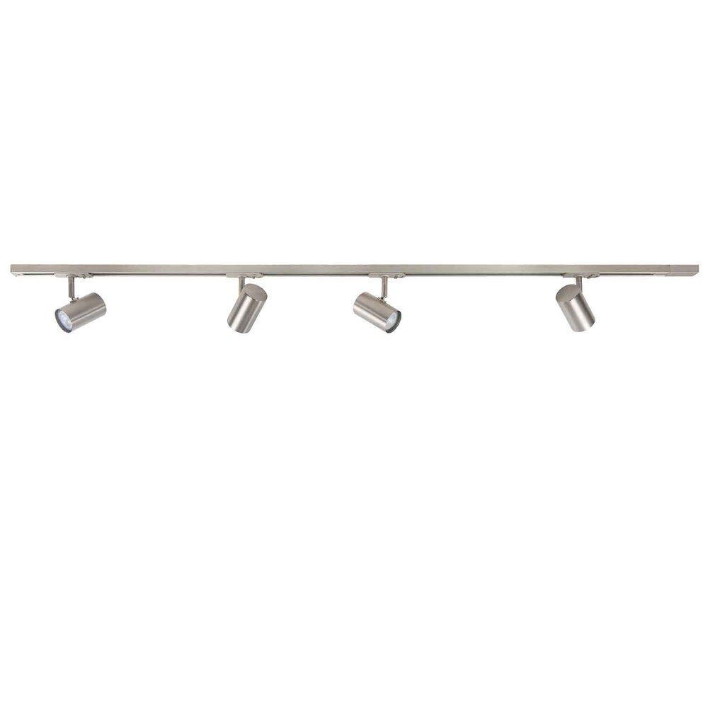 Highlight Trackline Schienensystem 150 cm + 4 Zylinderstrahler mattchrom