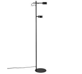 Nordlux Stehleuchte Clyde 2 Licht H 138 cm 3 stufig dimmbar schwarz Nordlux Stehleuchte Clyde 2 Licht H 138 cm 3 stufig dimmbar schwarz