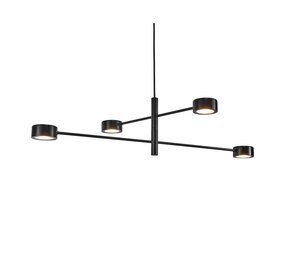 Nordlux Hängeleuchte Clyde 4 Licht 89 x 89 cm 3 Stufen dimmbar schwarz Nordlux Hängeleuchte Clyde 4 Licht 89 x 89 cm 3 Stufen dimmbar schwarz