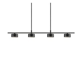 Nordlux Hängeleuchte Clyde 4 Licht L 115 cm 3 Stufen dimmbar schwarz Nordlux Hängeleuchte Clyde 4 Licht L 115 cm 3 Stufen dimmbar schwarz