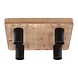 Freelight Deckenleuchte Lenero 4 Light 40 x 40 cm Holz schwarz