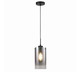Freelight Hängeleuchte Ventotto 1 Licht Ø 15 cm Rauchglas schwarz Freelight Hängeleuchte Ventotto 1 Licht Ø 15 cm Rauchglas schwarz