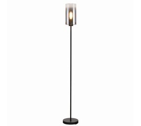 Freelight Stehleuchte Ventotto H 165 cm Ø 15 cm Rauchglas schwarz Freelight Stehleuchte Ventotto H 165 cm Ø 15 cm Rauchglas schwarz