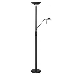 Highlight Stehleuchte New Luna H 180 cm 24 + 5 Watt schwarz Highlight Stehleuchte New Luna H 180 cm 24 + 5 Watt schwarz