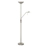 Highlight Stehleuchte New Luna H 180 cm 24 + 5 Watt matt chrom Highlight Stehleuchte New Luna H 180 cm 24 + 5 Watt matt chrom