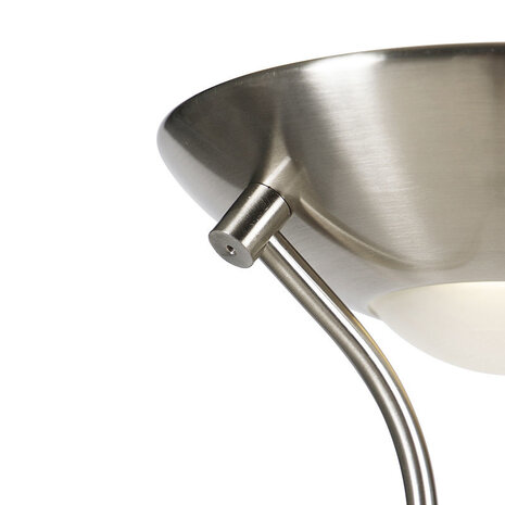 Highlight Stehleuchte New Luna H 180 cm 24 + 5 Watt matt chrom Highlight Stehleuchte New Luna H 180 cm 24 + 5 Watt matt chrom