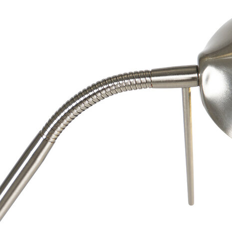 Highlight Stehleuchte New Luna H 180 cm 24 + 5 Watt matt chrom Highlight Stehleuchte New Luna H 180 cm 24 + 5 Watt matt chrom