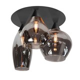 Highlight Cambio 3-Licht Deckenleuchte Ø 32 cm schwarz Highlight Cambio 3-Licht Deckenleuchte Ø 32 cm schwarz