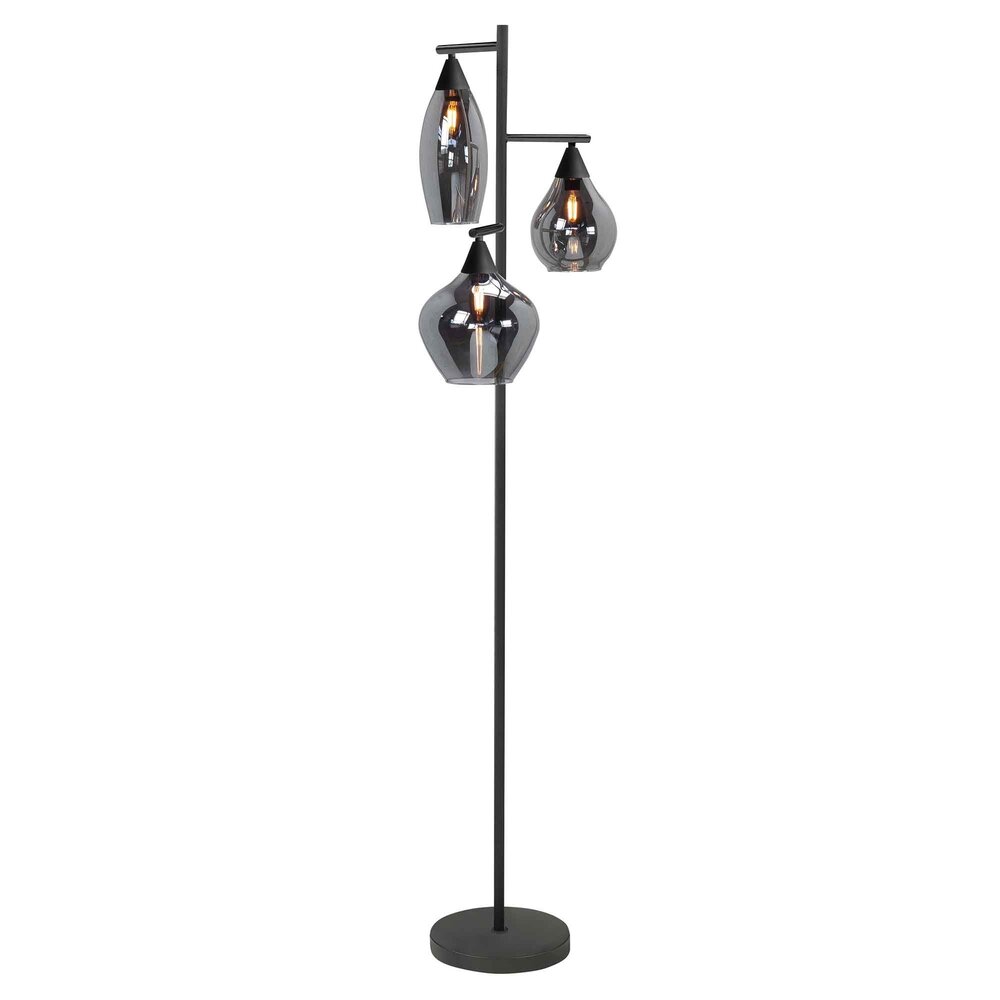 Highlight Stehleuchte Cambio 3-Licht 160 cm schwarz Highlight Stehleuchte Cambio 3-Licht 160 cm schwarz