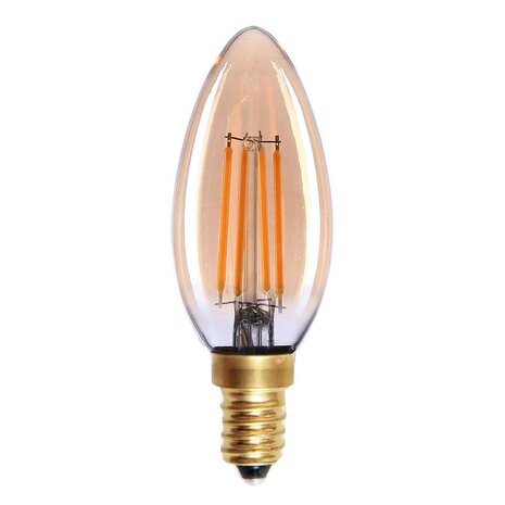Highlight Lampe LED E14 Kerze 4W 280LM 2200K Dimmbar Amber Highlight Lampe LED E14 Kerze 4W 280LM 2200K Dimmbar Amber