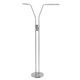 Highlight Stehleuchte Murcia 2 Licht H 145 cm Chrom matt Highlight Stehleuchte Murcia 2 Licht H 145 cm Chrom matt