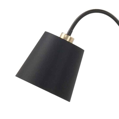 Highlight Stehleuchte Texas 1 Leuchte H 140 cm Schwarz Gold Highlight Stehleuchte Texas 1 Leuchte H 140 cm Schwarz Gold