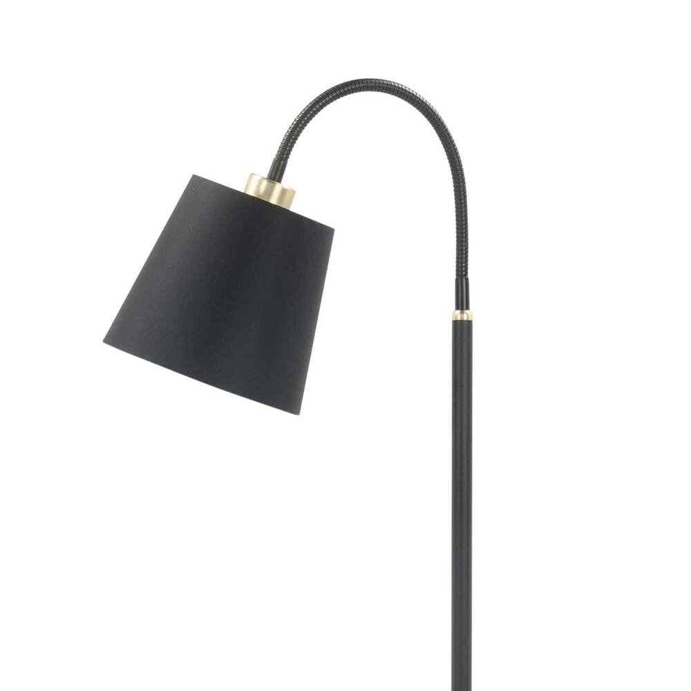 Highlight Stehleuchte Texas 1 Leuchte H 140 cm Schwarz Gold Highlight Stehleuchte Texas 1 Leuchte H 140 cm Schwarz Gold