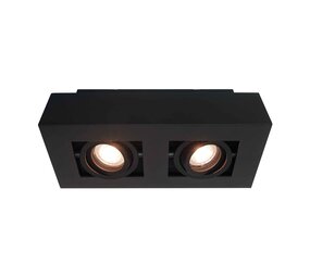 Artdelight Spot Bosco 2 Licht L 25 cm B 14 cm schwarz Artdelight Spot Bosco 2 Licht L 25 cm B 14 cm schwarz