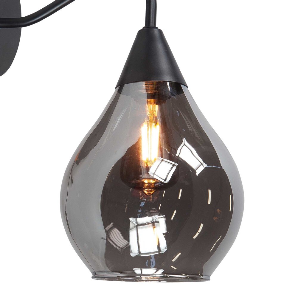 Highlight Wandleuchte Cambio H 27 cm Ø 15 cm schwarz Highlight Wandleuchte Cambio H 27 cm Ø 15 cm schwarz