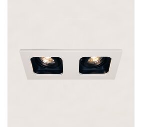 Artdelight Downlight Moggio 2-flammig GU10 weiß schwarz Artdelight Downlight Moggio 2-flammig GU10 weiß schwarz
