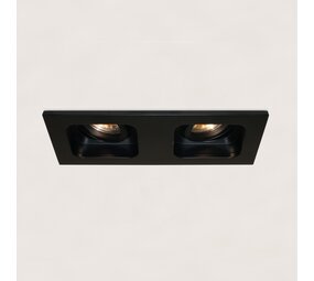 Artdelight Downlight Moggio 2-flammig GU10 schwarz Artdelight Downlight Moggio 2-flammig GU10 schwarz