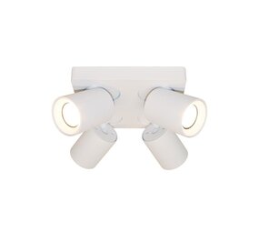 Artdelight Spot Megano 4-Licht quadratisch weiß Artdelight Spot Megano 4-Licht quadratisch weiß