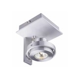 Artdelight Spot Meist 1-Licht Aluminium Artdelight Spot Meist 1-Licht Aluminium