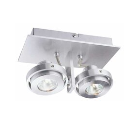 Artdelight Spot Meist 2-Licht Aluminium Artdelight Spot Meist 2-Licht Aluminium