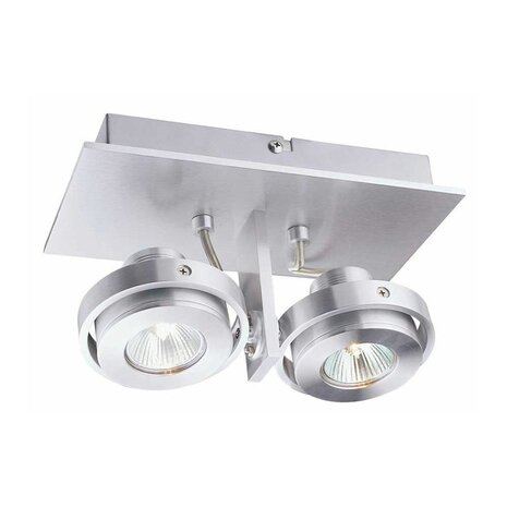 Artdelight Spot Meist 2-Licht Aluminium Artdelight Spot Meist 2-Licht Aluminium