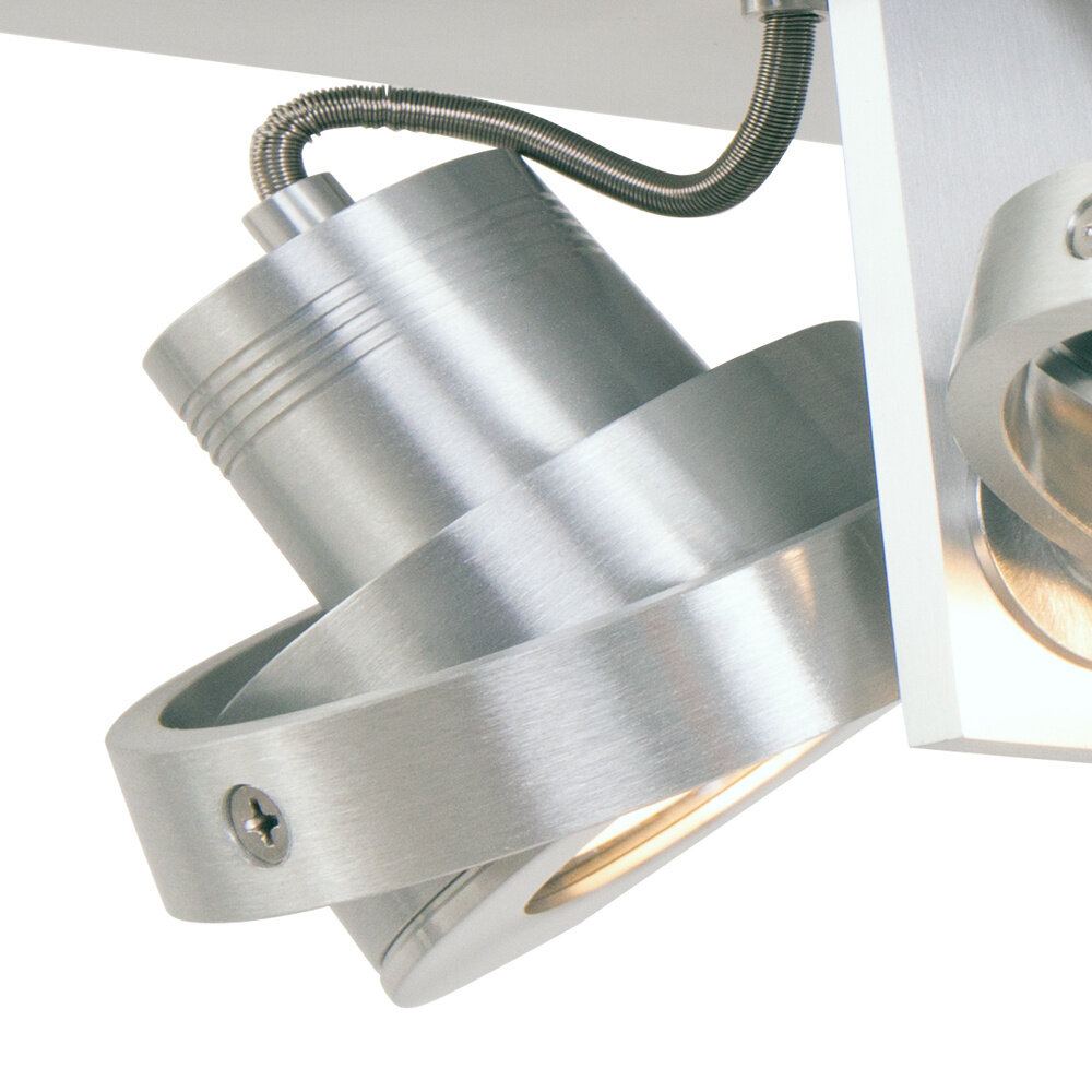 Artdelight Spot Meist 2-Licht Aluminium Artdelight Spot Meist 2-Licht Aluminium