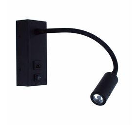 Artdelight Wandleuchte Easy USB schwarz Artdelight Wandleuchte Easy USB schwarz
