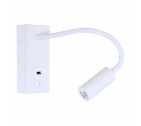 Artdelight Wandleuchte Easy USB weiß Artdelight Wandleuchte Easy USB weiß