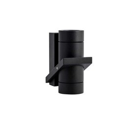 Artdelight Wandleuchte Double 16 x 8,5 cm schwarz Artdelight Wandleuchte Double 16 x 8,5 cm schwarz