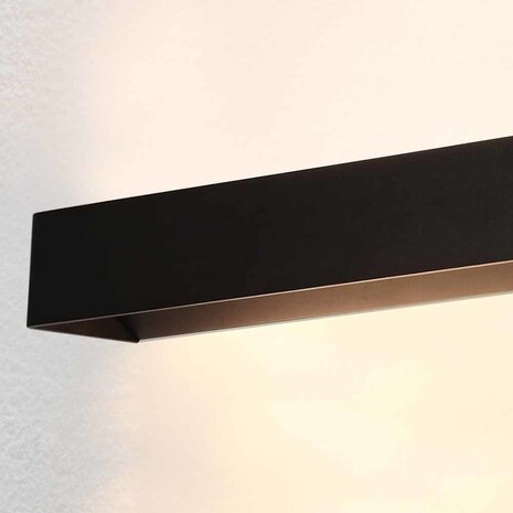 Artdelight Wandleuchte Mainz XL 50 x 7 cm schwarz Artdelight Wandleuchte Mainz XL 50 x 7 cm schwarz