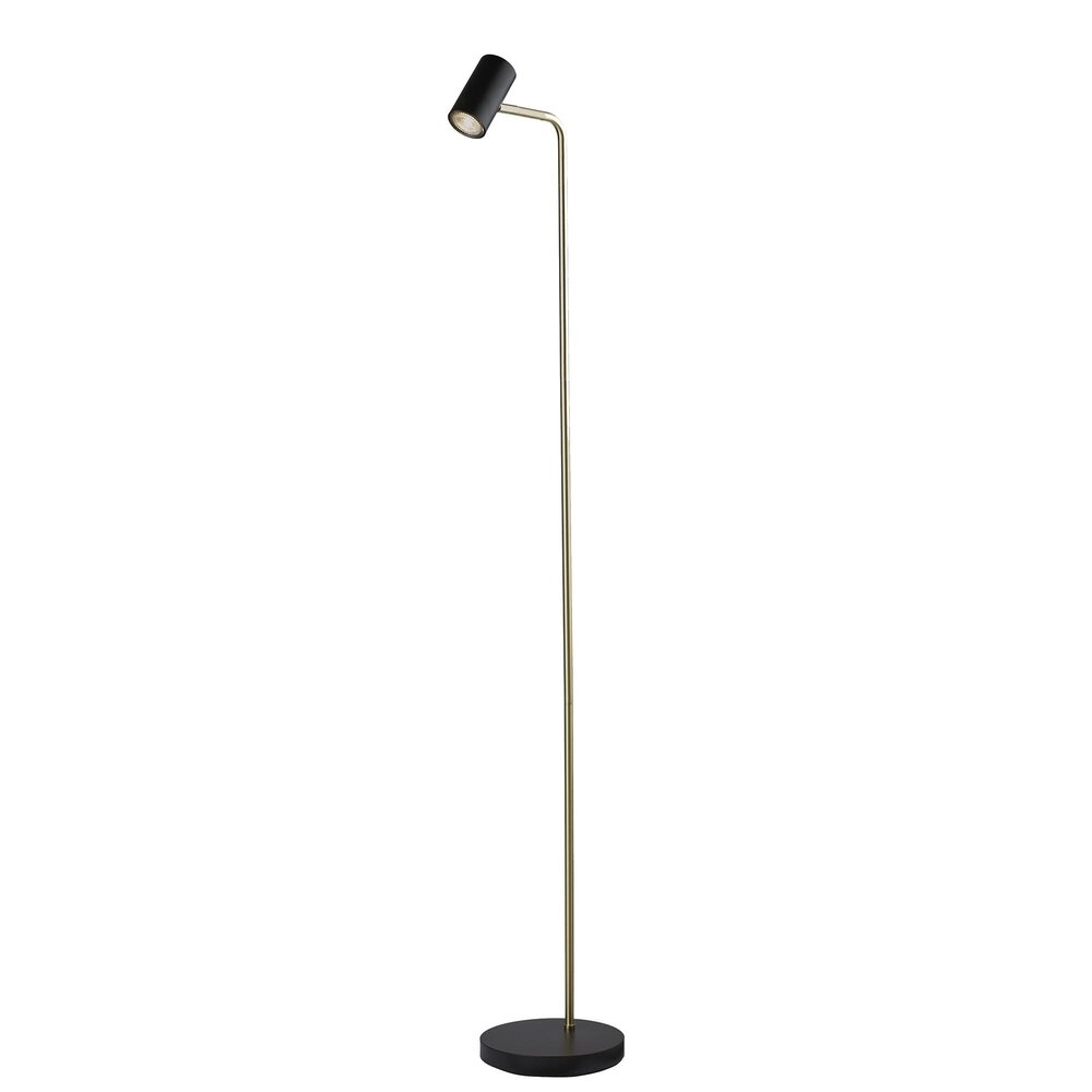 Highlight Stehleuchte Burgos 1 Licht H 134 cm Schwarz Gold Highlight Stehleuchte Burgos 1 Licht H 134 cm Schwarz Gold