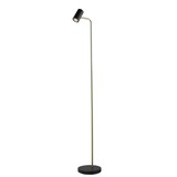Highlight Stehleuchte Burgos 1 Licht H 134 cm Schwarz Gold Highlight Stehleuchte Burgos 1 Licht H 134 cm Schwarz Gold