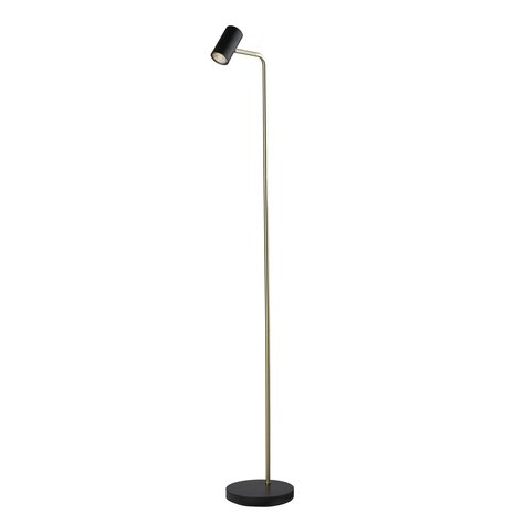 Highlight Stehleuchte Burgos 1 Licht H 134 cm Schwarz Gold Highlight Stehleuchte Burgos 1 Licht H 134 cm Schwarz Gold