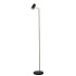Stehleuchte Burgos 1 Licht H 134 cm Schwarz Gold Stehleuchte Burgos 1 Licht H 134 cm Schwarz Gold
