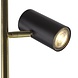 Highlight Stehleuchte Burgos 2 Licht H 142 cm Schwarz Gold Highlight Stehleuchte Burgos 2 Licht H 142 cm Schwarz Gold