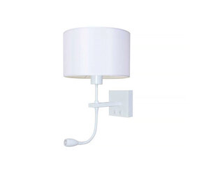 Artdelight Wandleuchte Quad inkl. Schirm Ø 20 cm weiß Artdelight Wandleuchte Quad inkl. Schirm Ø 20 cm weiß