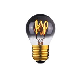 Highlight Lampe LED E27 Kugel 4W 60 LM 2200K Dimmbar Rauch