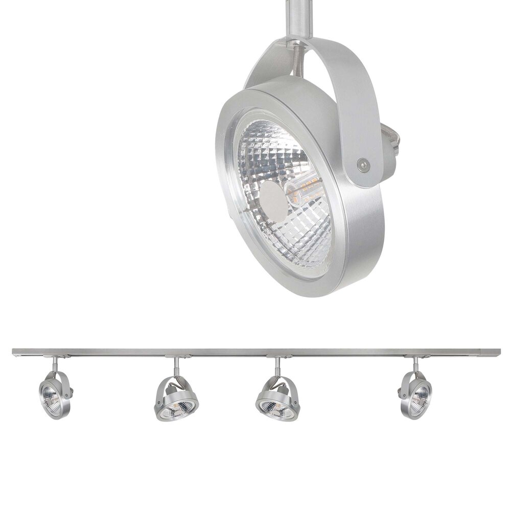 Highlight Trackline Schienensystem 150 cm + 4 Malta Strahler mattchrom Highlight Trackline Schienensystem 150 cm + 4 Malta Strahler mattchrom